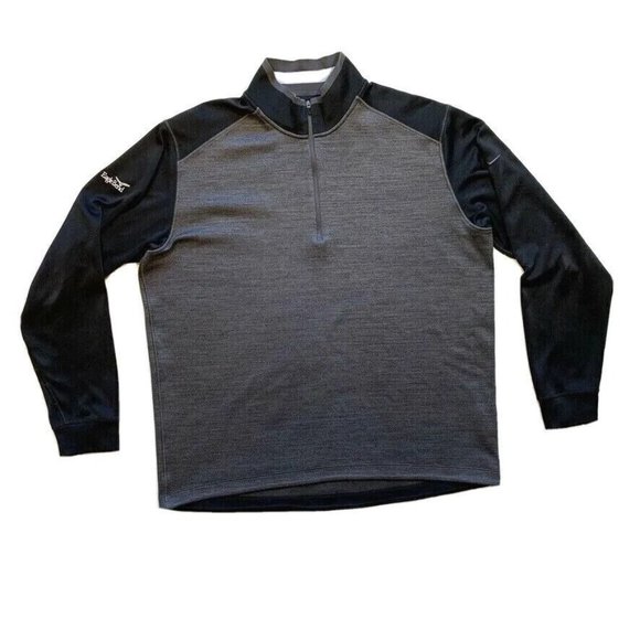 Nike Golf Pullover Mens XL Tour Performance Dri-Fit 1/2 Zip‎ Long Sleeve Lined - Picture 1 of 10
